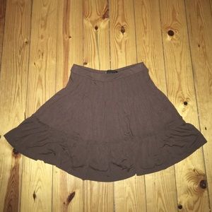 Bcbgmaxazria brown skirt